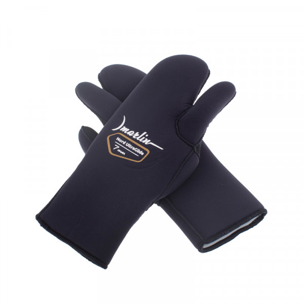 Gloves three-finger Marlin Nord Ultraglide Black